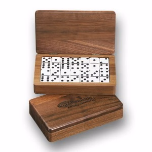 Deluxe Dbl 6 Prof. Domino Box, 8.5 x 5.125 x 1.5"
