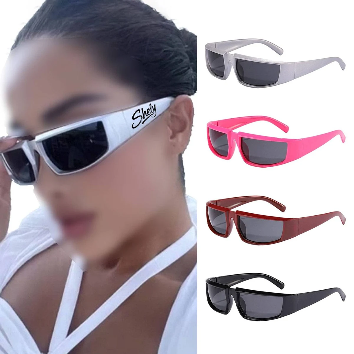 Retro Punk PC Frame UV Protection Sunglasses 1