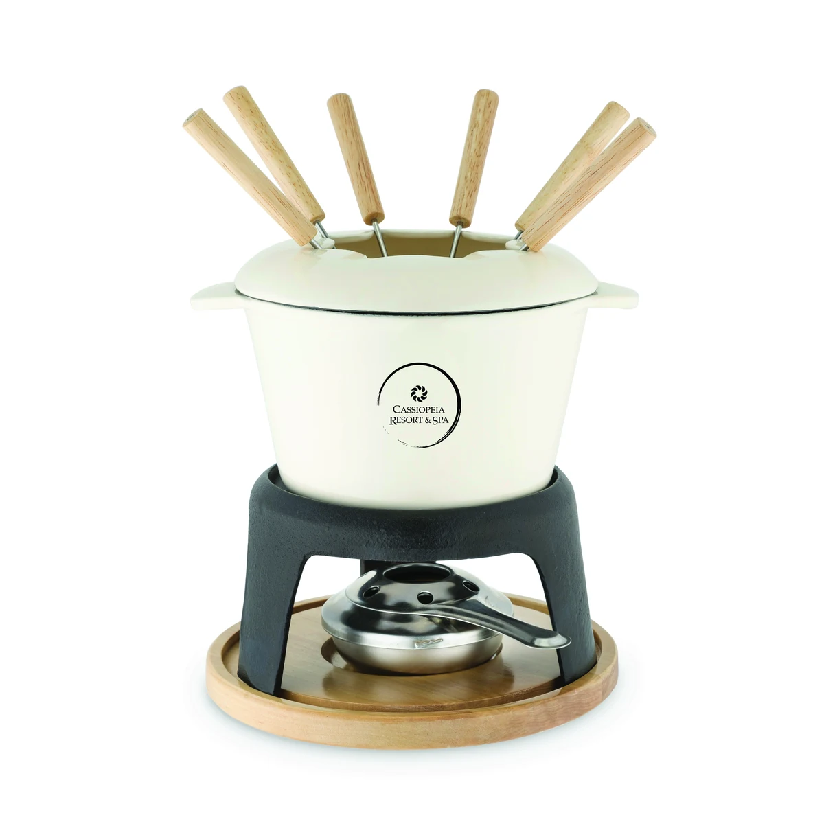 Twine Living® Cast Iron Fondue Set 1