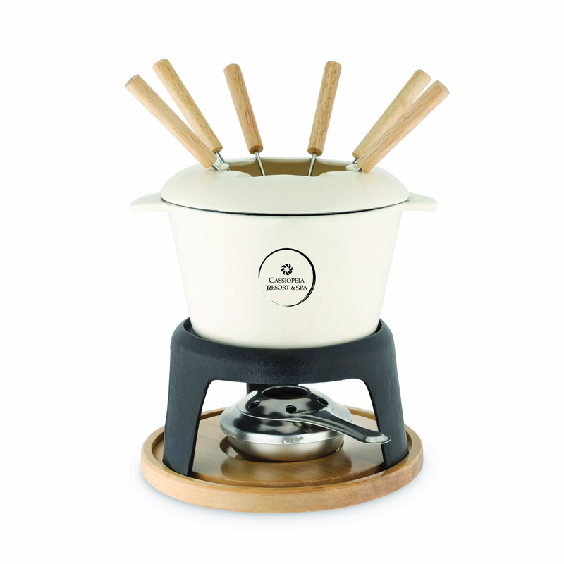 Twine Living® Cast Iron Fondue Set