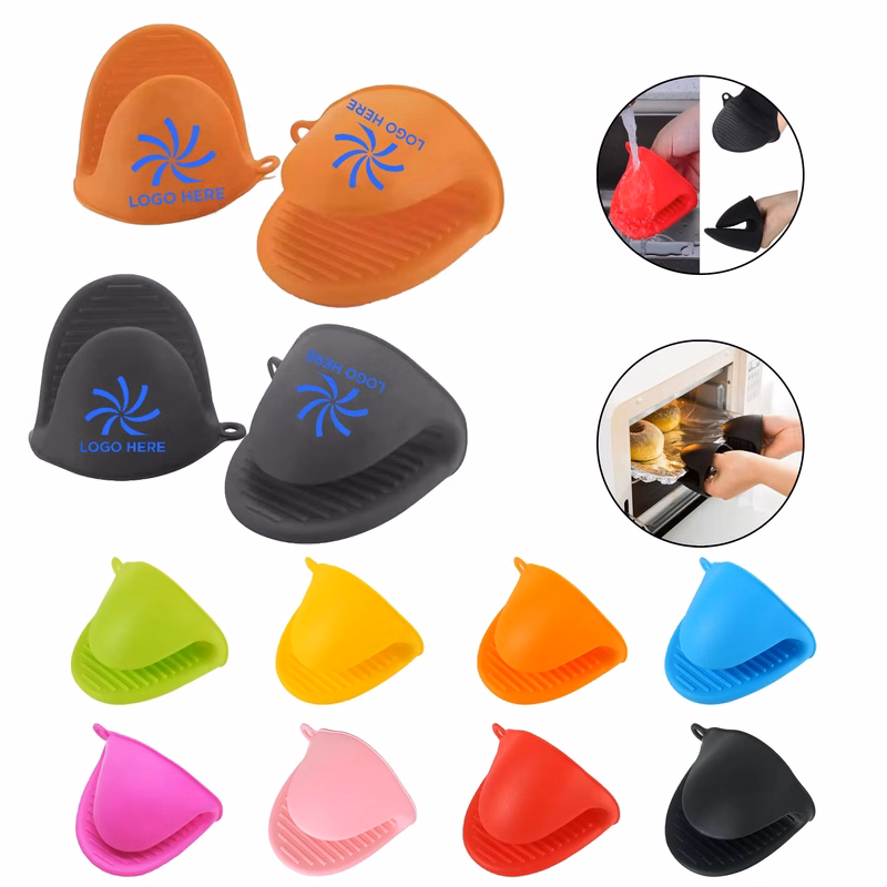 MOQ 20 Non Slip High Temperature Resistant Silicone Gloves