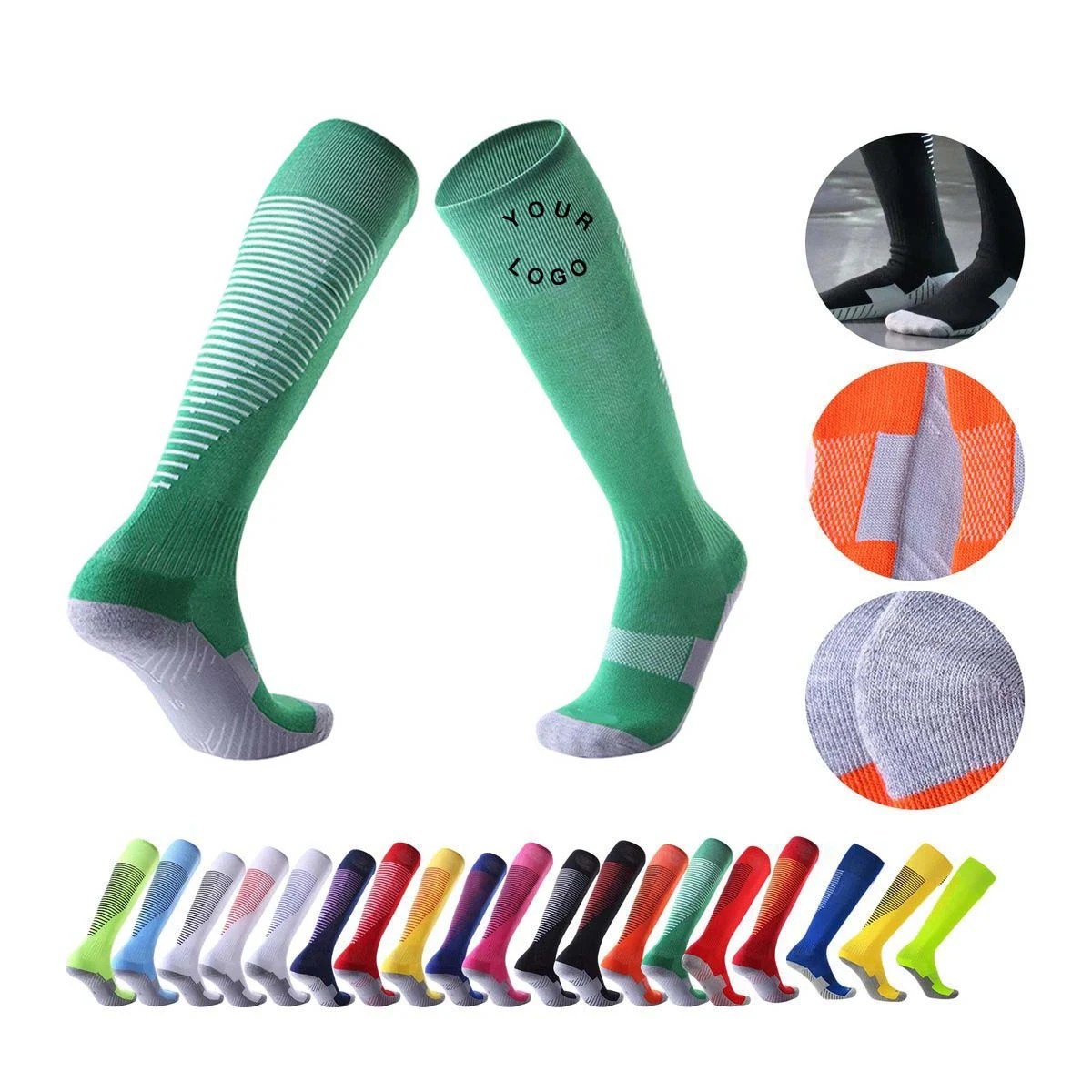Comfortable Soccer Socks with Cushioning 1