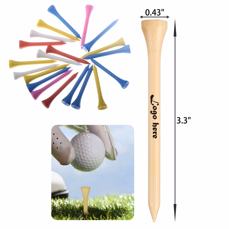 MOQ 50 PCS Durable Golf Tee With Wooden Tee