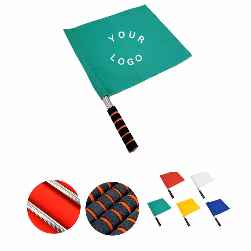 Bright Referee Flags for Football Soccer and Rugby