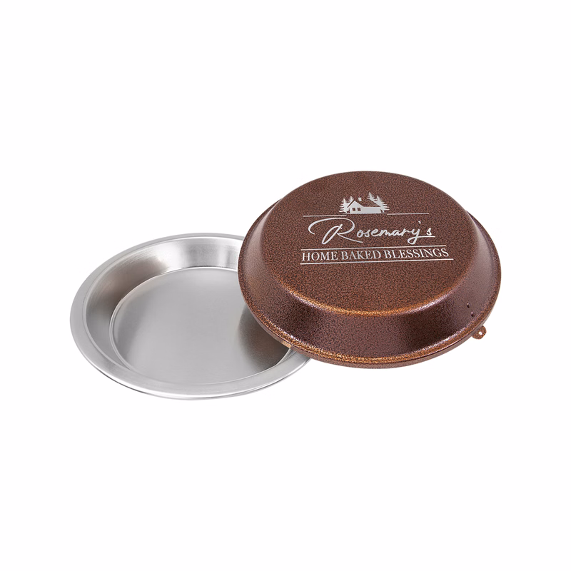 9" Aluminum Pie Pan w/Copper Lid