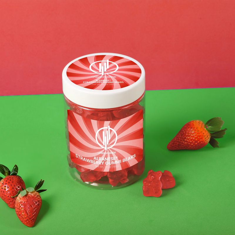 Albanese® Strawberry Gummi Bears: Large Jar