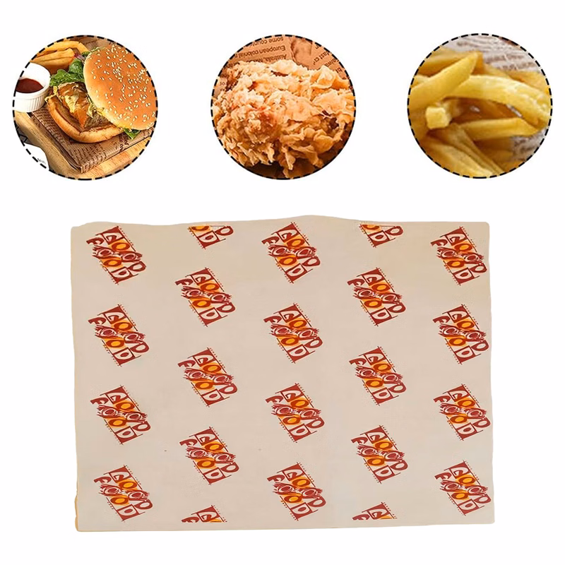 Custom Food Greaseproof Baking Paper MOQ 2000PCS