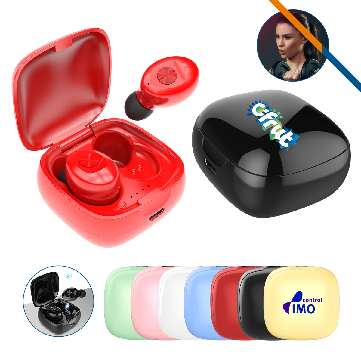 Ruby Bluetooth Earbuds 1