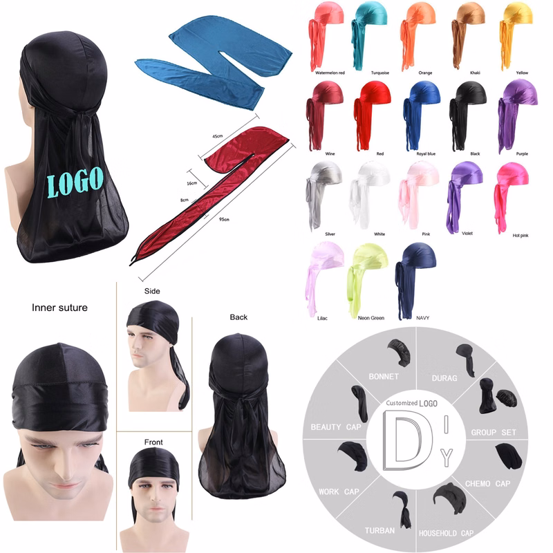 Simulation Silk Long Tail Pirate Hat