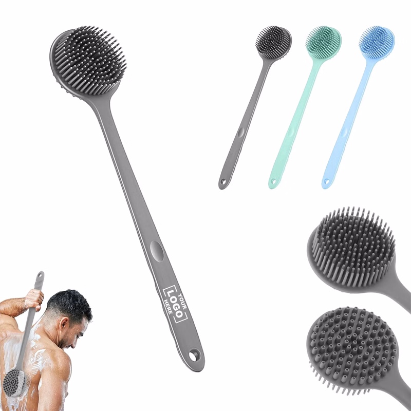 Double Sided Multi Functional Long Handled Bath Brush