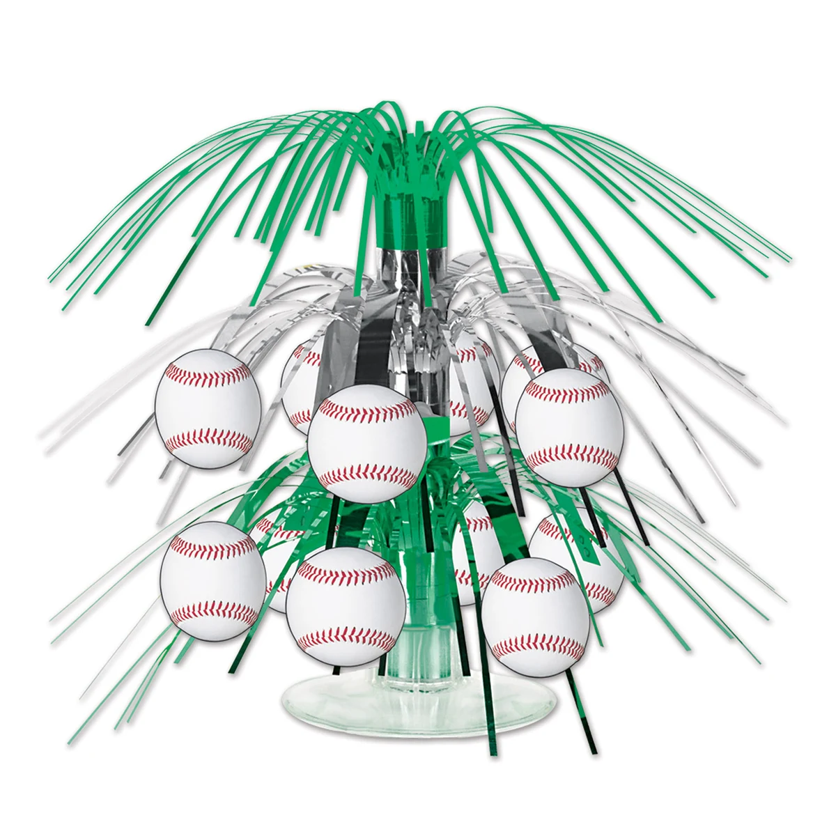 Baseball Mini Cascade Centerpiece 1