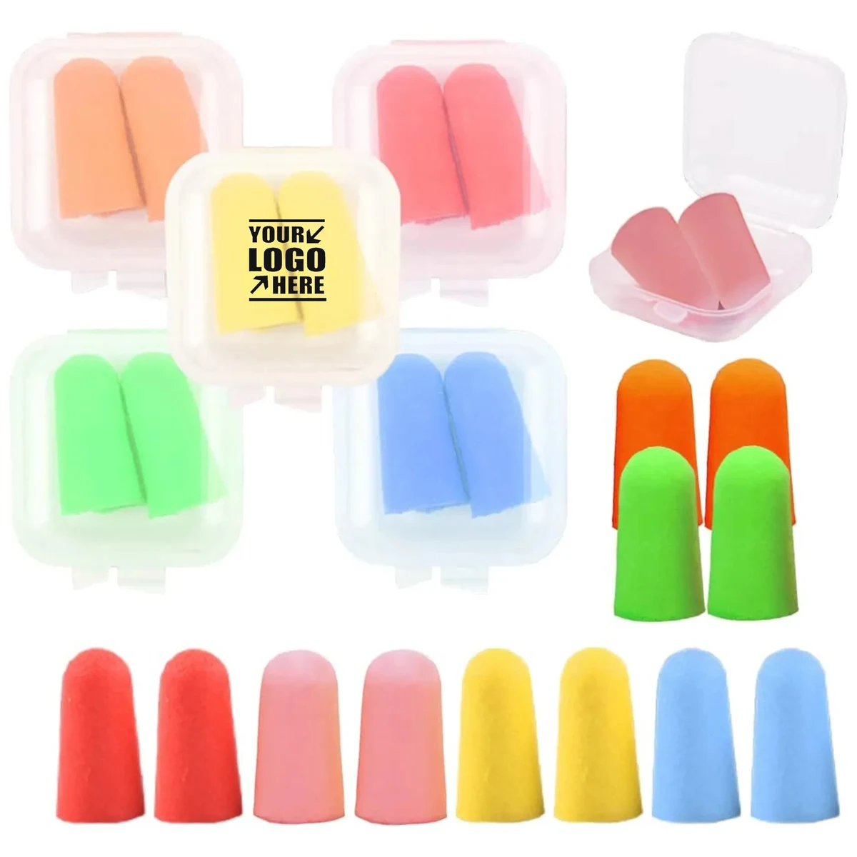 PU Foam Earplugs with Case 1