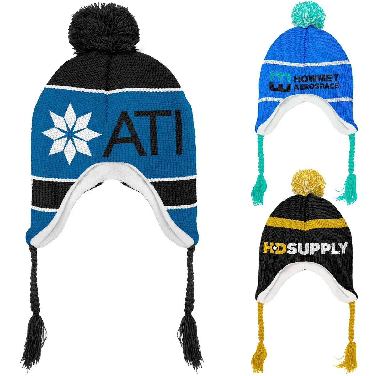 Jacquard Toboggan Beanie 1