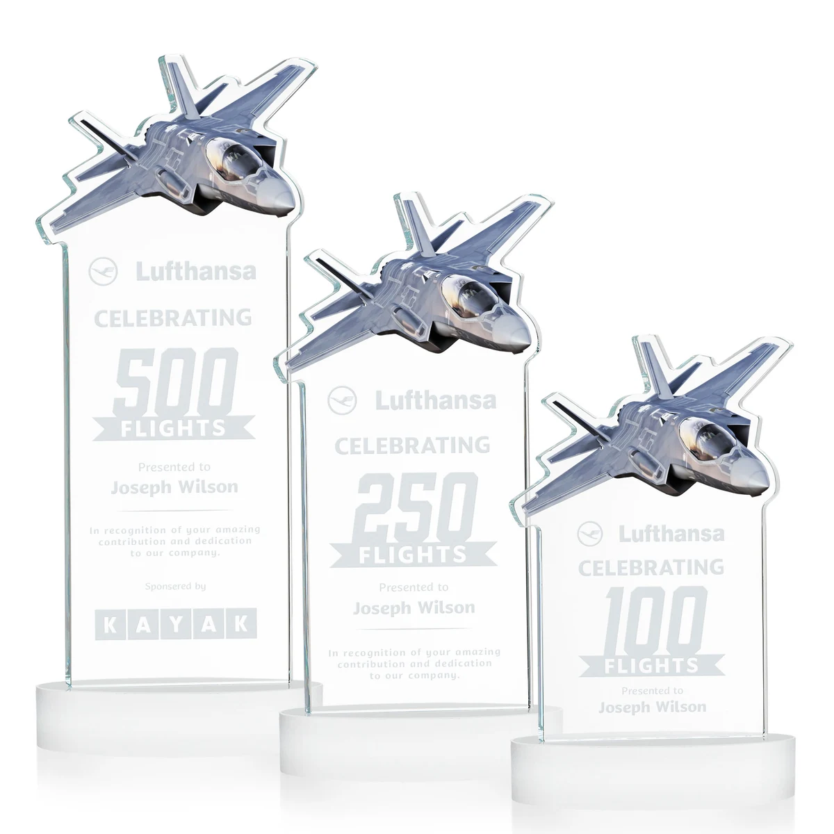 Top Gun Award on Alberton Base - White 1
