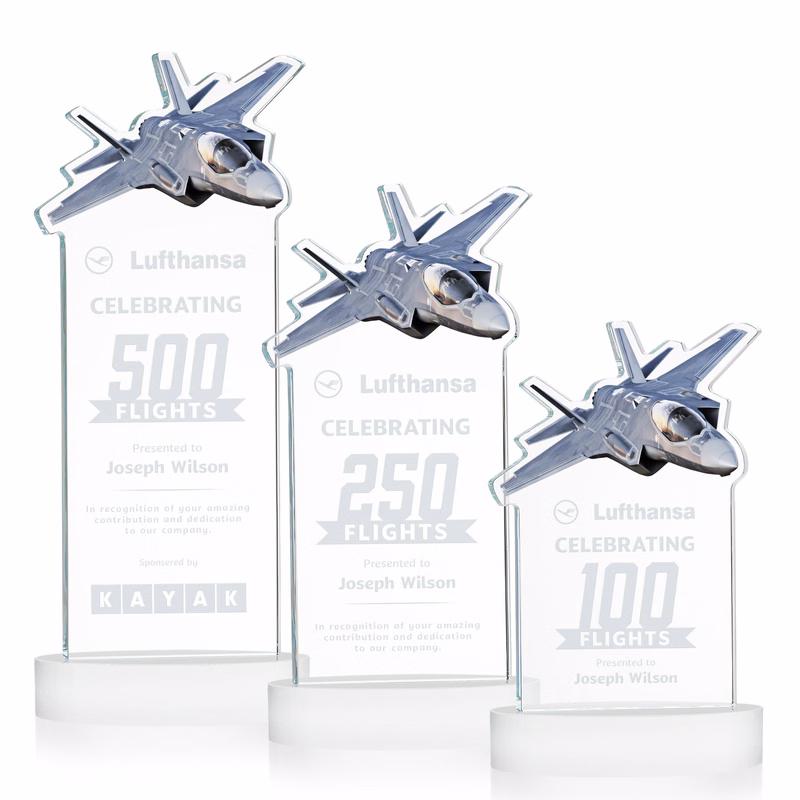 Top Gun Award on Alberton Base - White