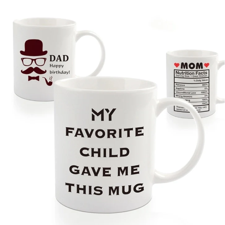 11oz Custom Ceramic Funny Coffee Mug 1