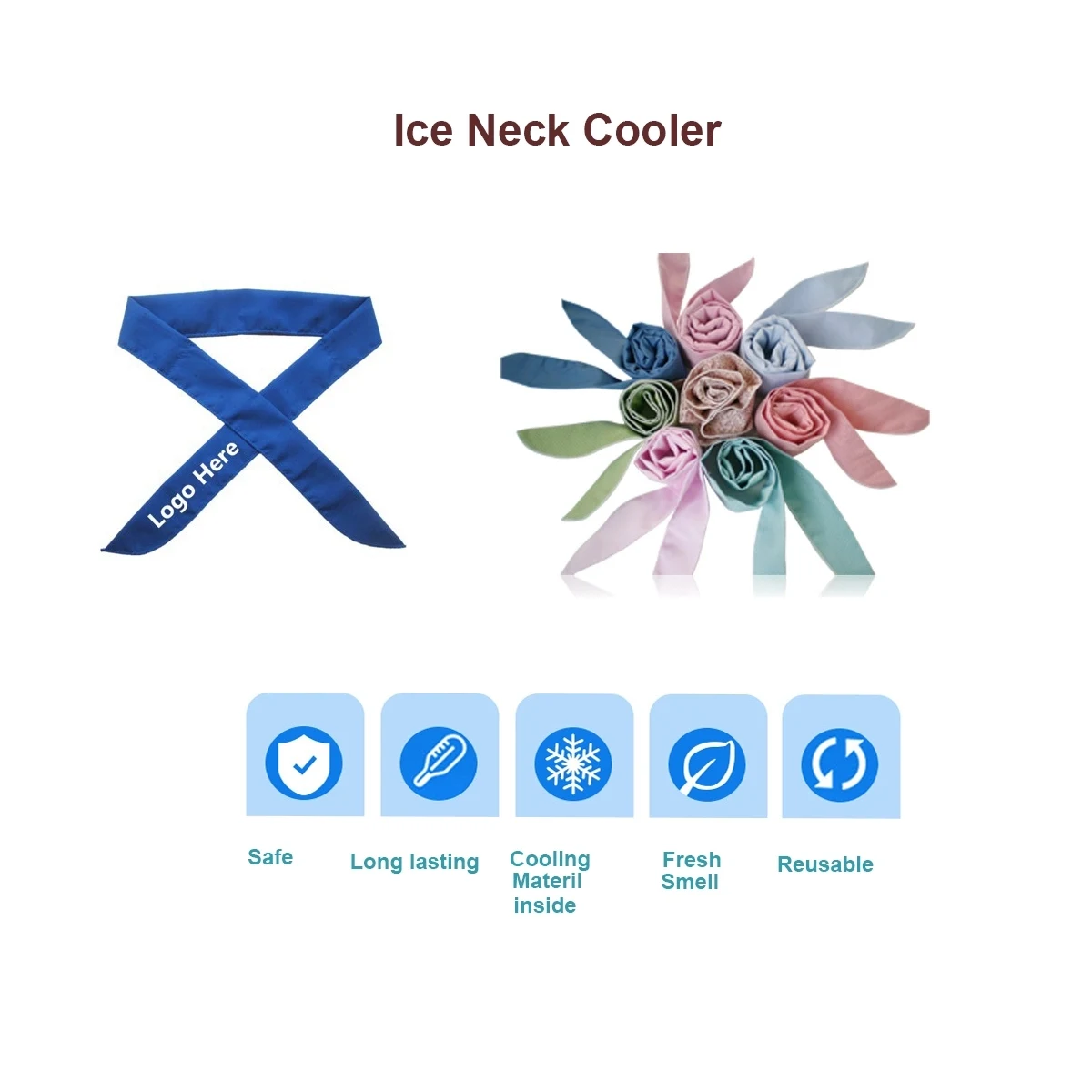 Neck Forehead Ice Cooling Wrap 1