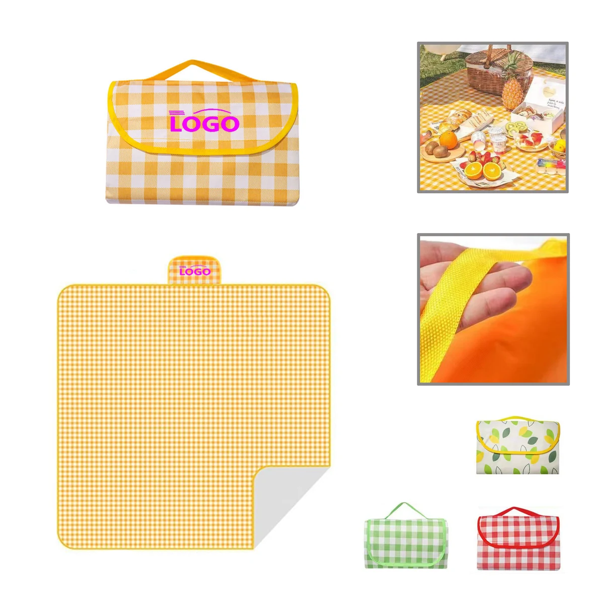 MOQ50 Waterproof Picnic Beach Camping Blanket Mat 1