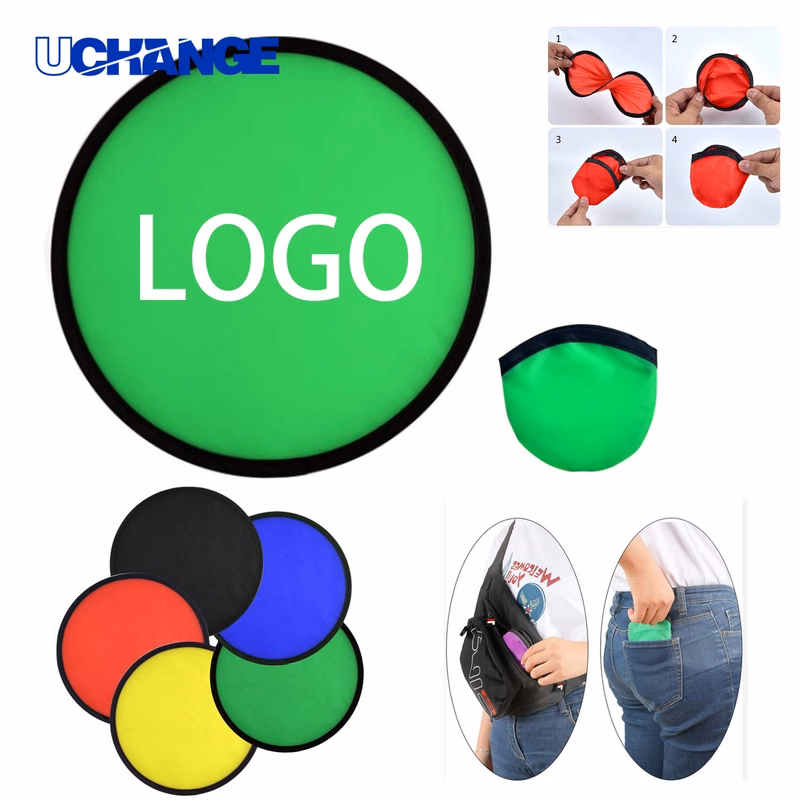Round Foldable Nylon Disc Fan for Cooling
