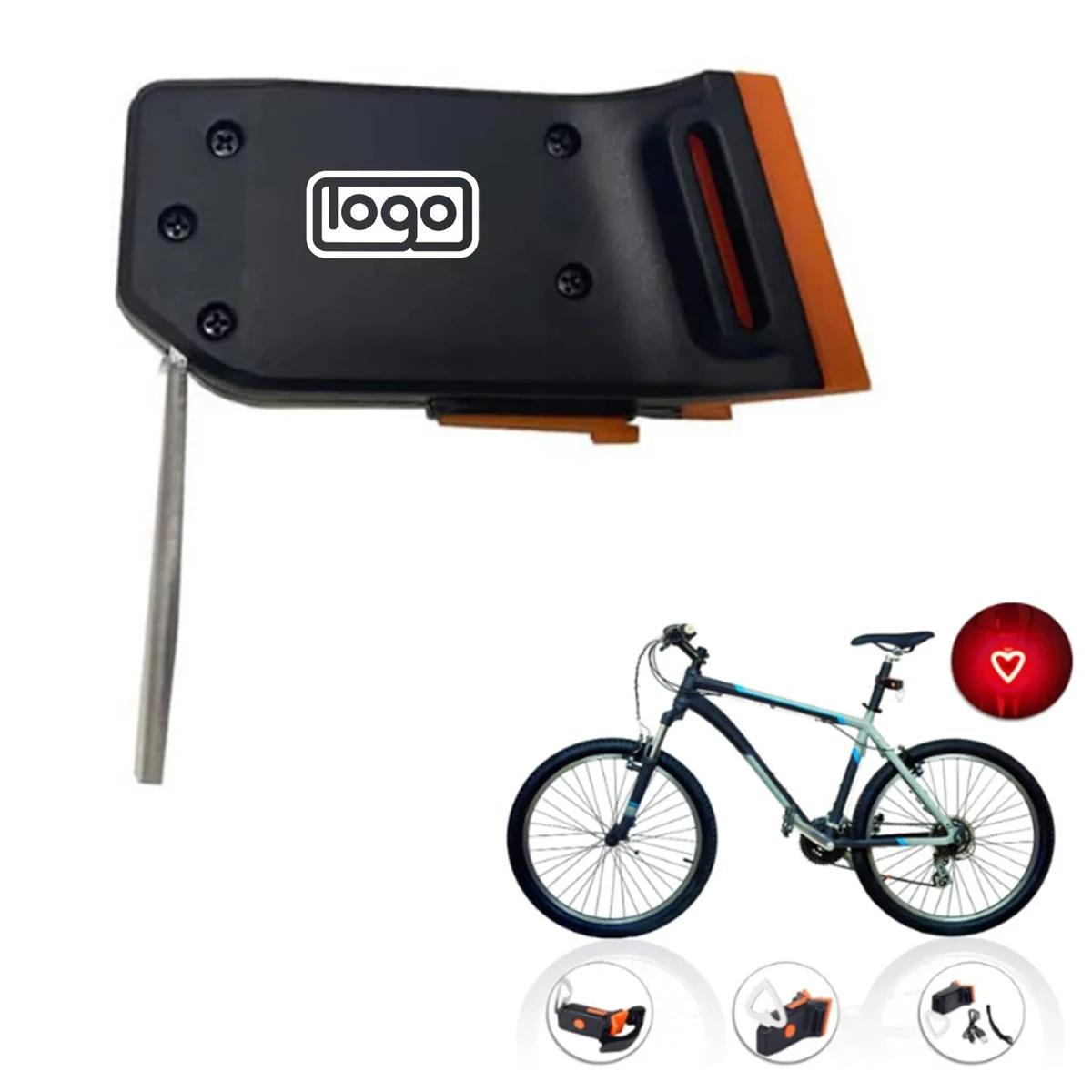 Rechargeable Led Bicycle Rear Light For Night Riding 1