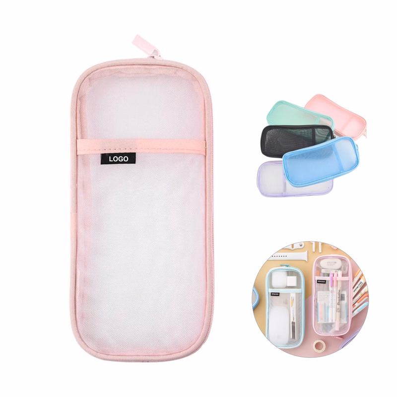 Mesh Pencil Case w/Zipper (Direct Import)