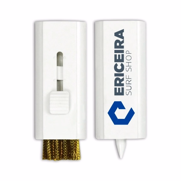 Custom Plastic 2-in-1 Golf Brush Cleaning Tool — Corporate Course Giveaway