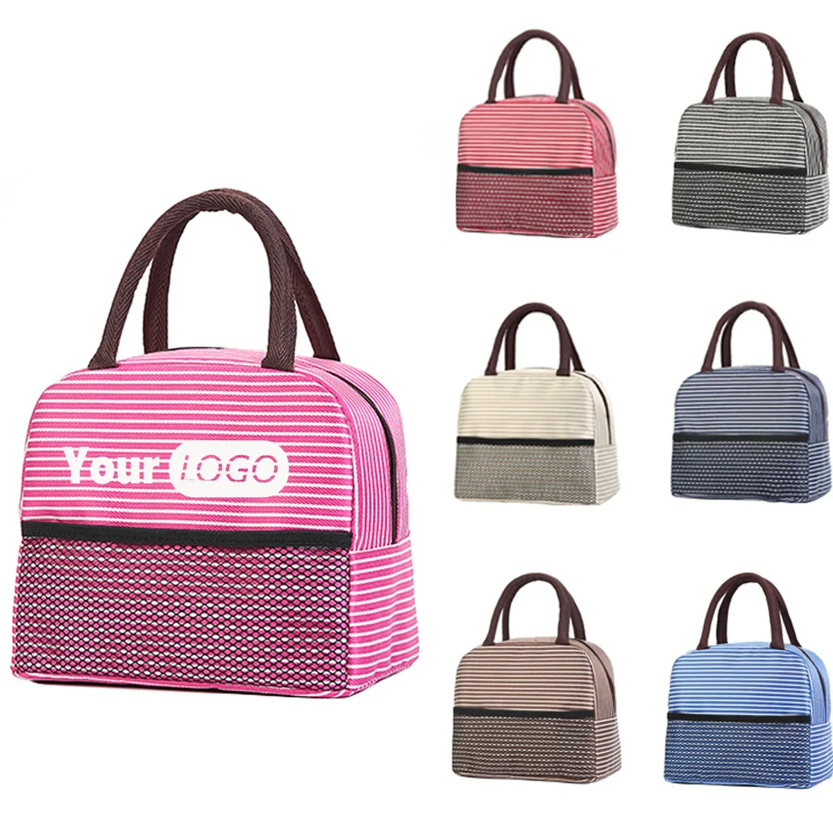 Striped Oxford Insulation Bag 1