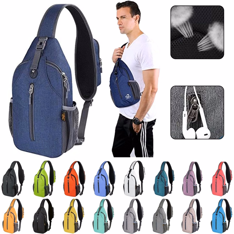 Crossbody Sling Backpack Travel Hiking Chest Bag