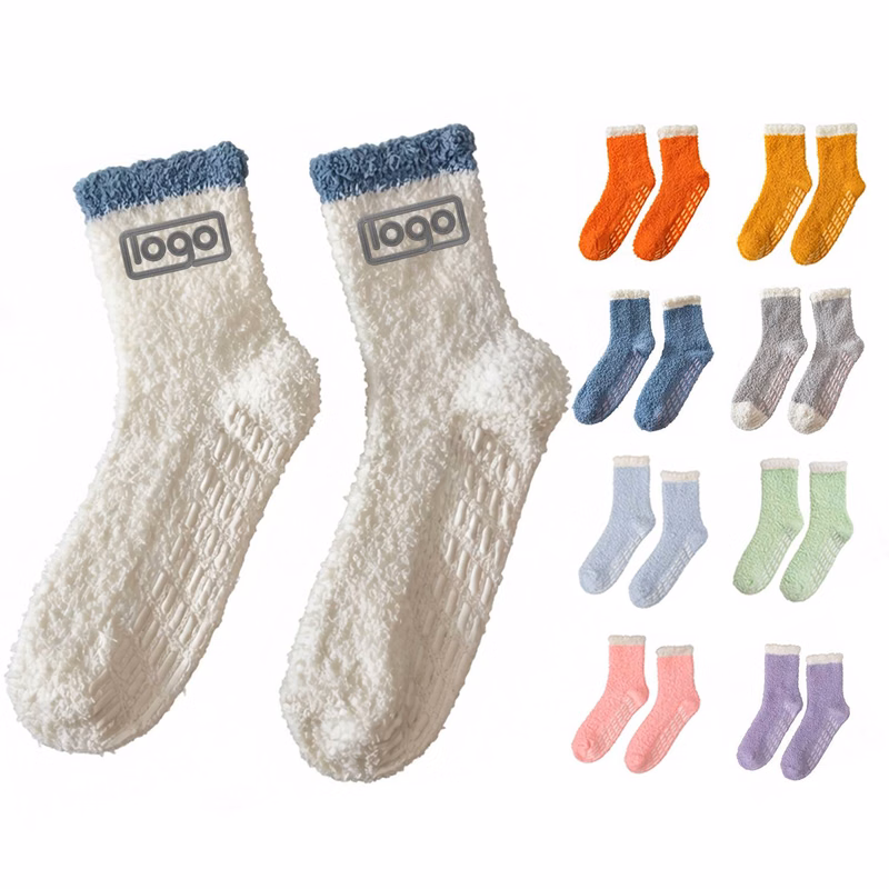 Women's Coral Fleece Anti-Slip Floor Socks