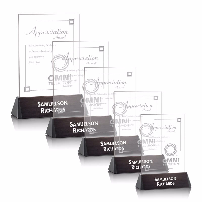 Sierra Rectangle Award - Black