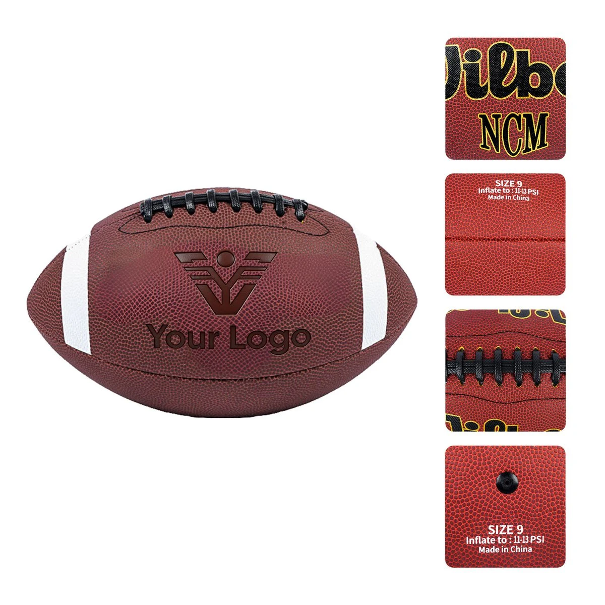Durable Official Size 9 Outdoor Football 1