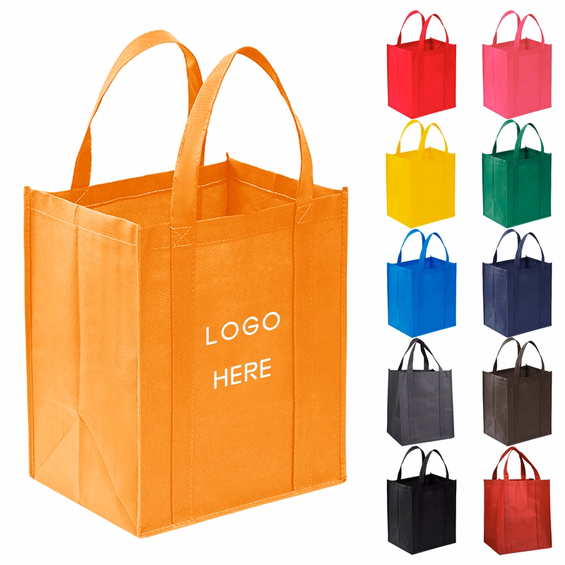 Durable Colorful Folding Grocery Bags