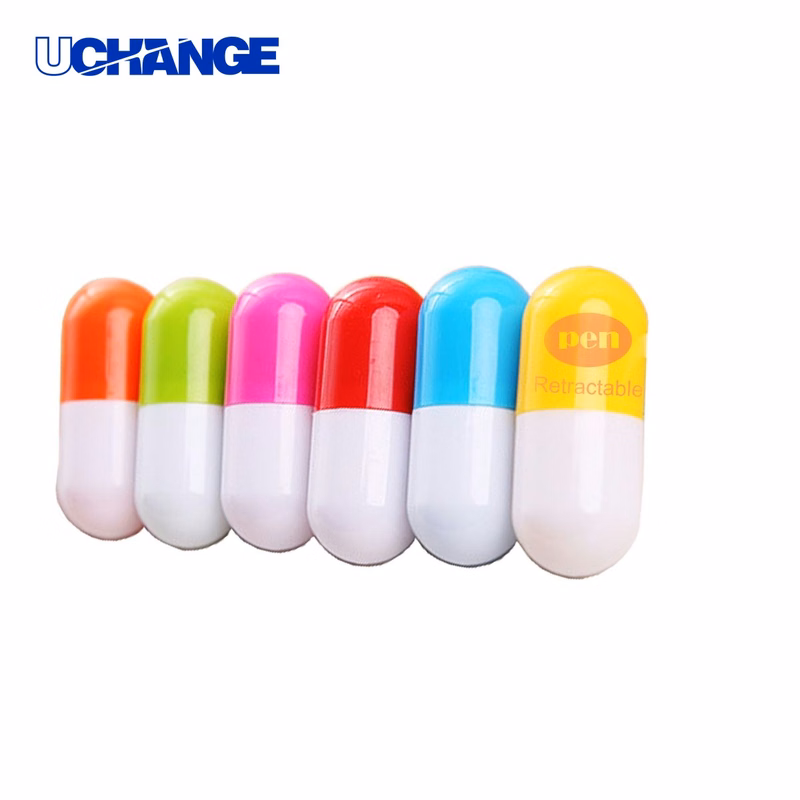 Cute Cartoon Pill Shaped Ballpoint Pen