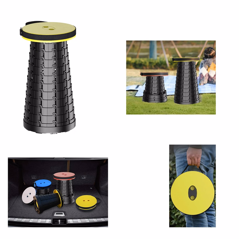 Portable Telescopic Folding Stool