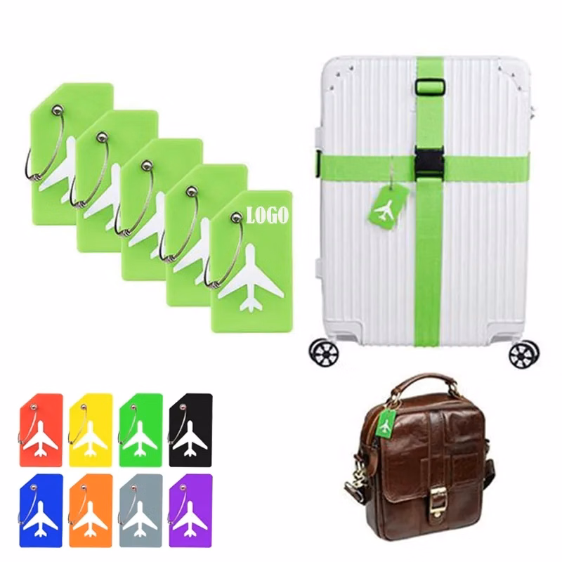 Silicone Airplane Suitcase Luggage Tag