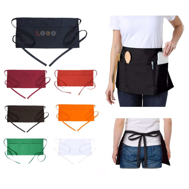 Durable Premium Cotton Waterdrop Resistant Waist Apron