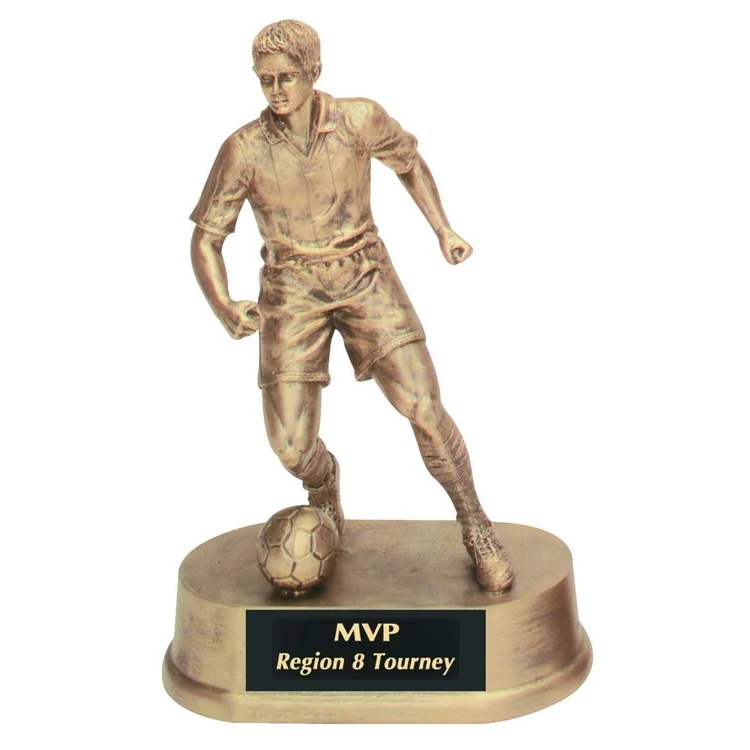 Soccer Male Antique Gold Figure Award 1
