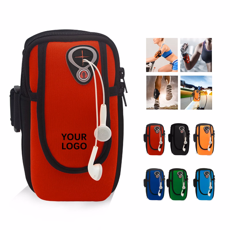 Phone Arm Bag with Adjustable Strap - 6.89"x3.94"x1.38" Soft Water
