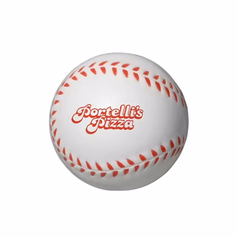 Baseball Shaped PU Stress Reliever