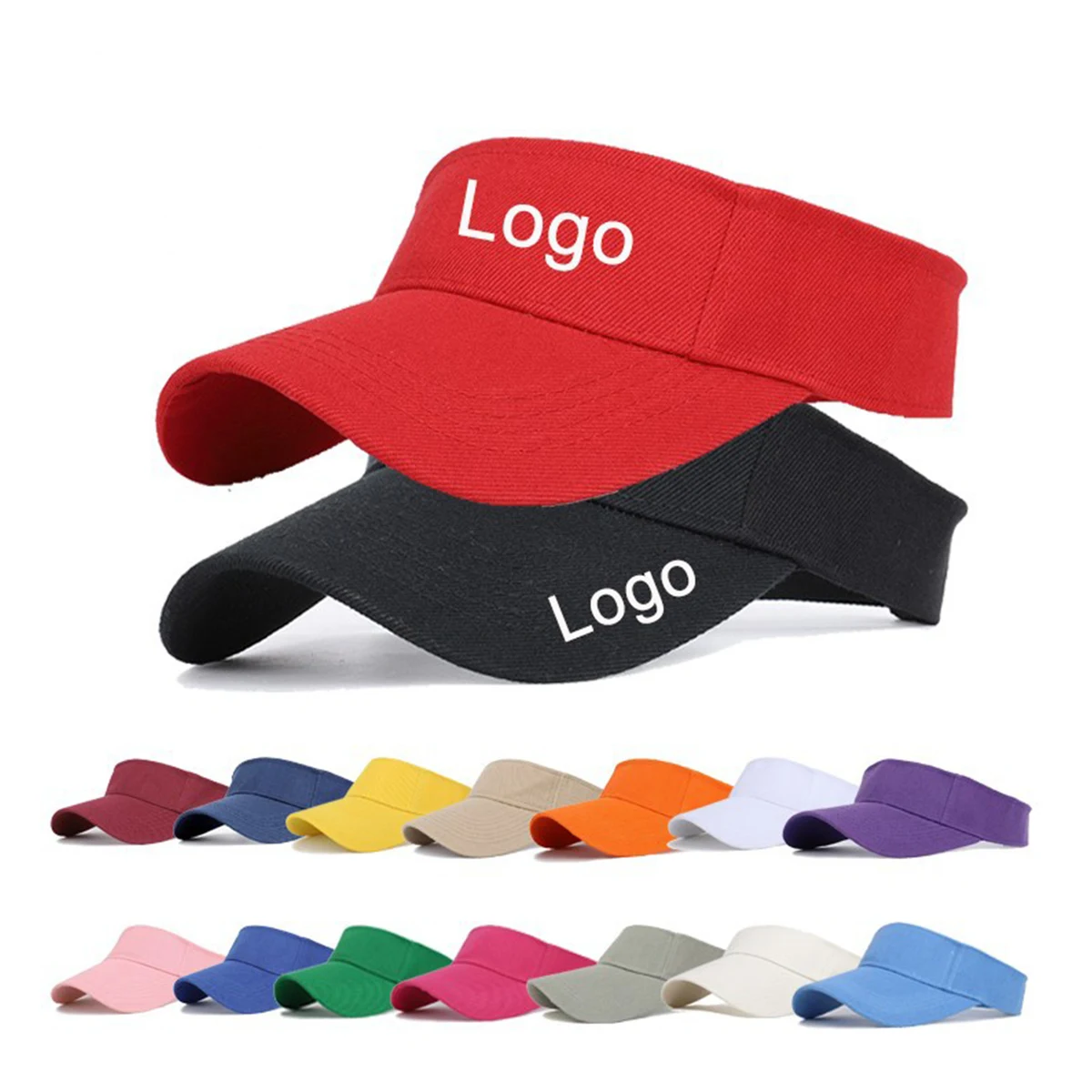 Twill Cotton Sport Visor 1