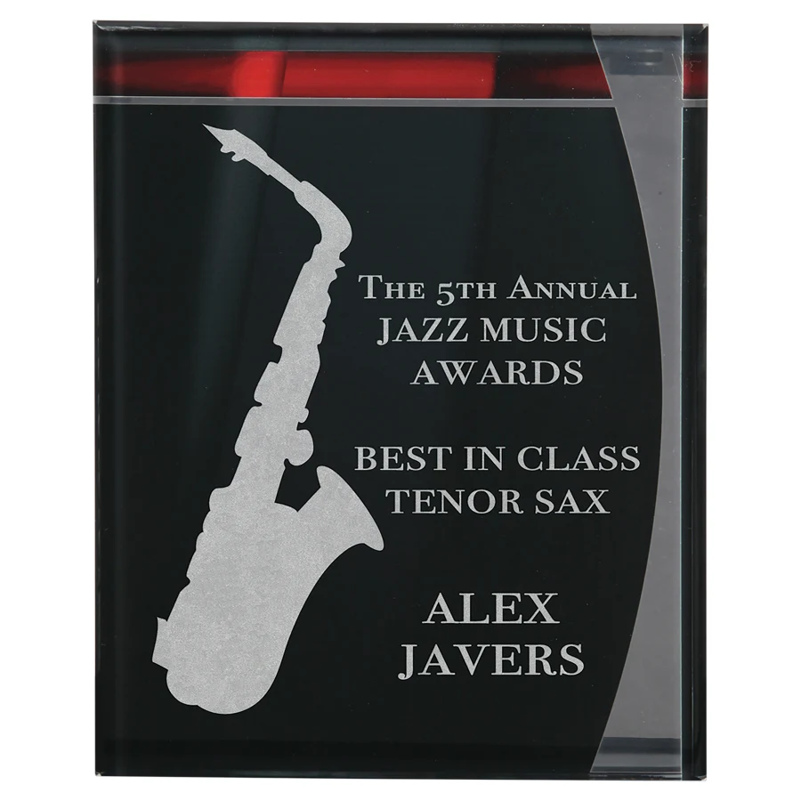 7.75" x 9.75" Lustre Acrylic Plaque Award 1