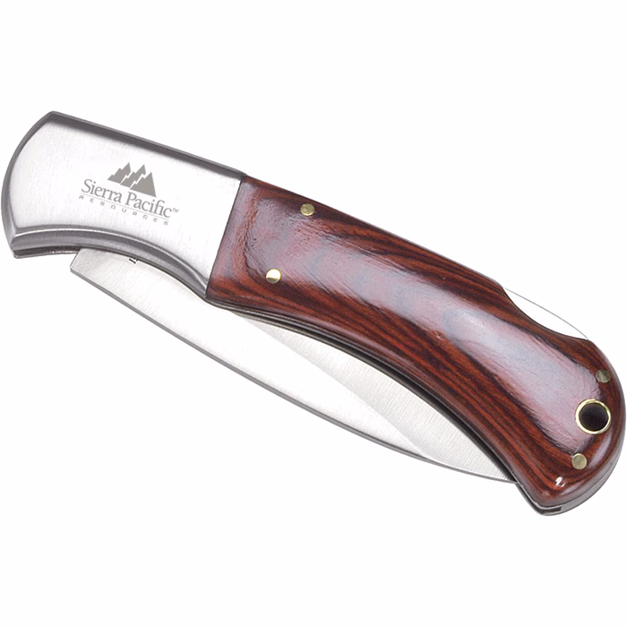 Rustic Wood Handle Knife