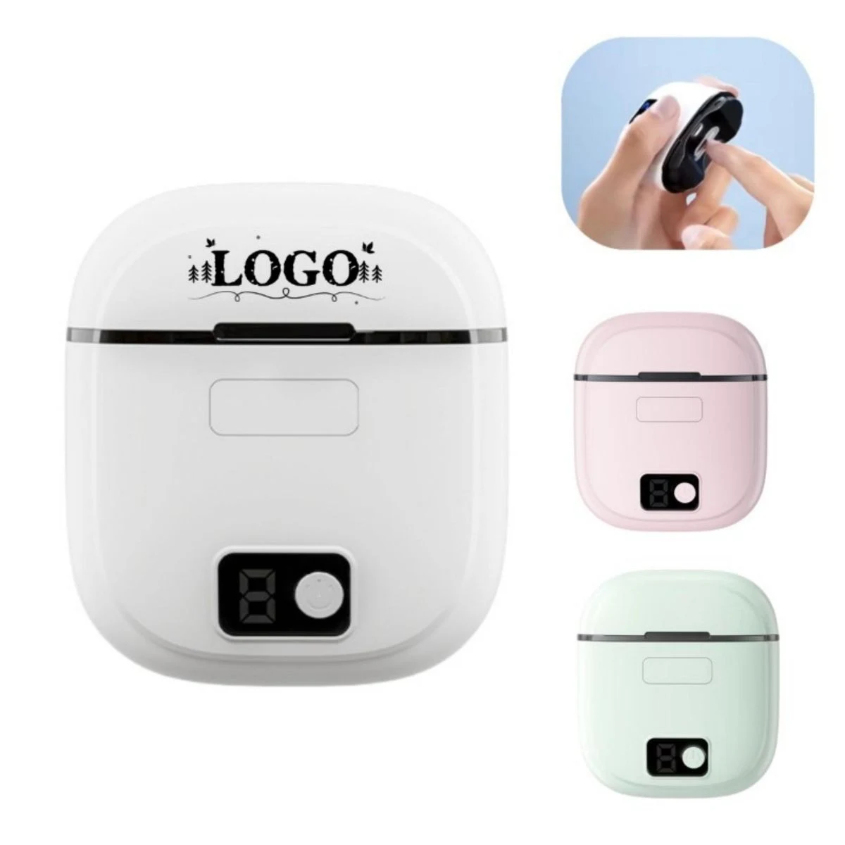 Electric Nail Clipper Automatic 3 Speed Rechargeable 1