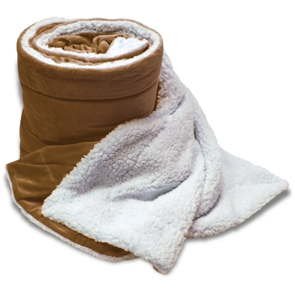 Sherpa Blankets - Camel 60" x 72" 1
