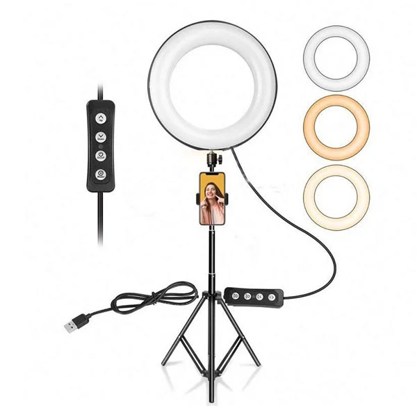 160cm height 26cm Ring Light Phone Holder for Live Stream 1