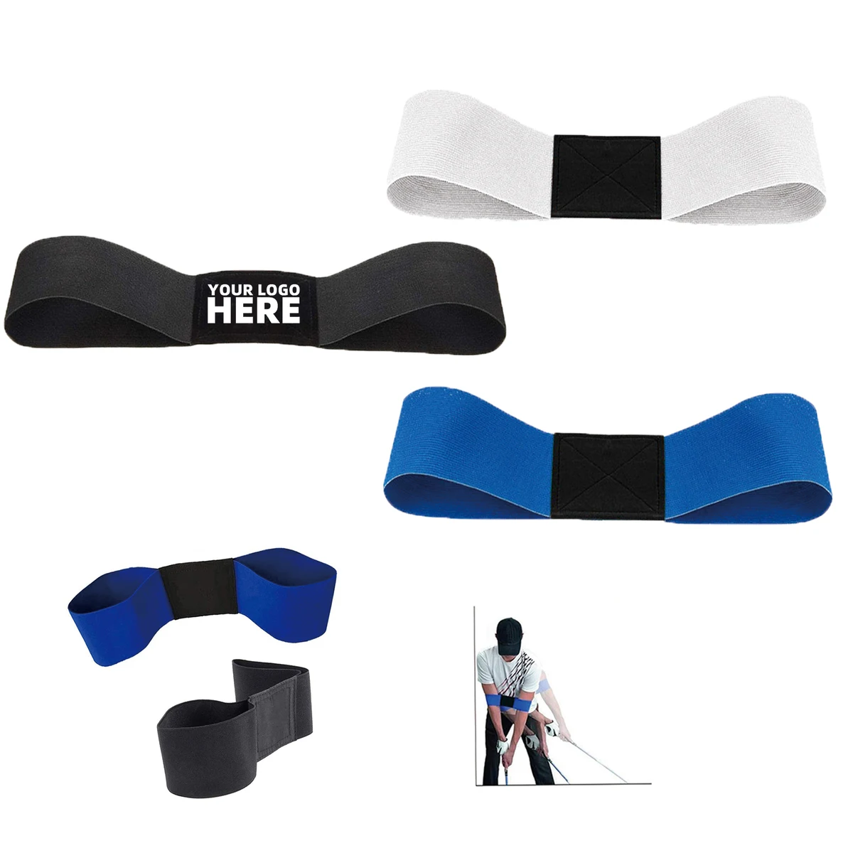 Golf Swing Training Aid - Swing Correcting Arm Band 1