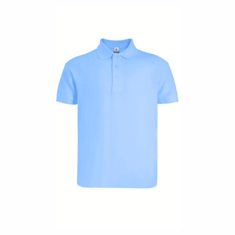 Kids Polo Shirts - Medium Sky Blue
