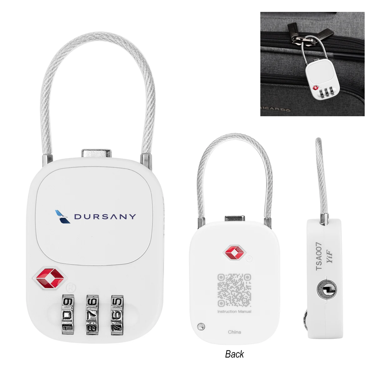 Frequent Flyer Luggage Lock 1