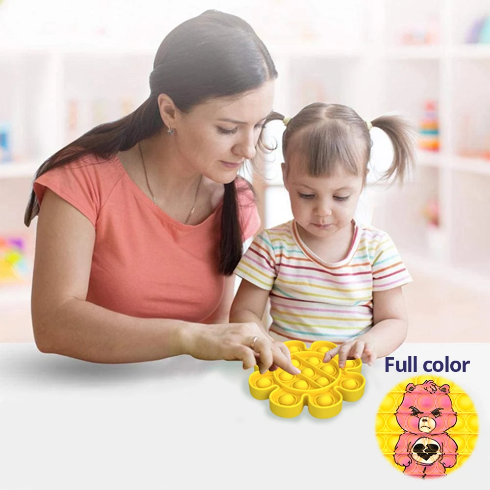 Pop It Fidget Toy - Flower Full color 1