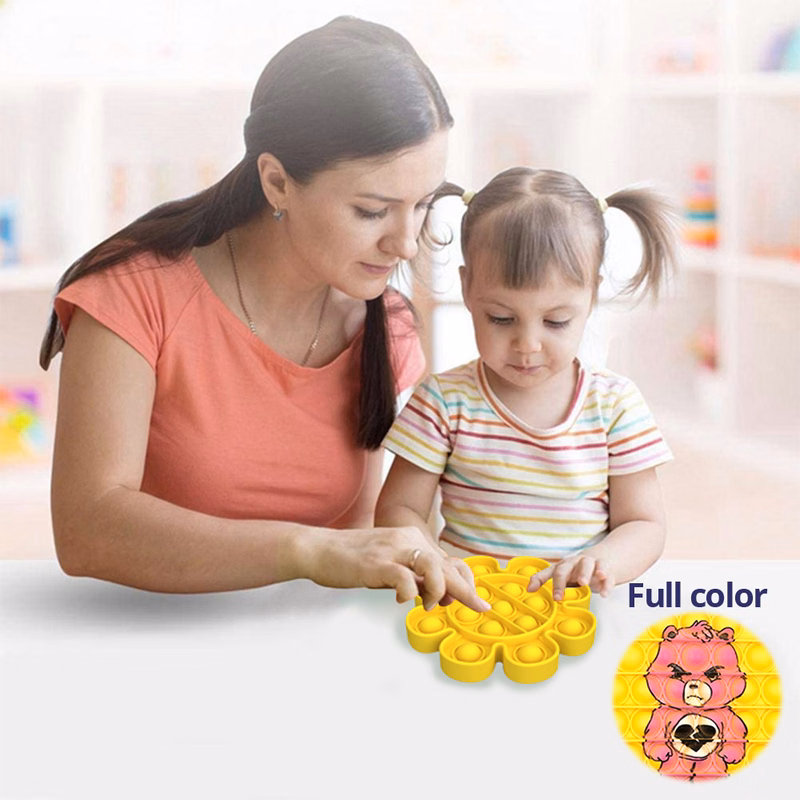 Pop It Fidget Toy - Flower Full color